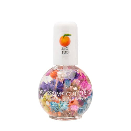 Blossom cuticle oil with flowers -12.5ml Juicy Peach - Magnolia beauty therapy